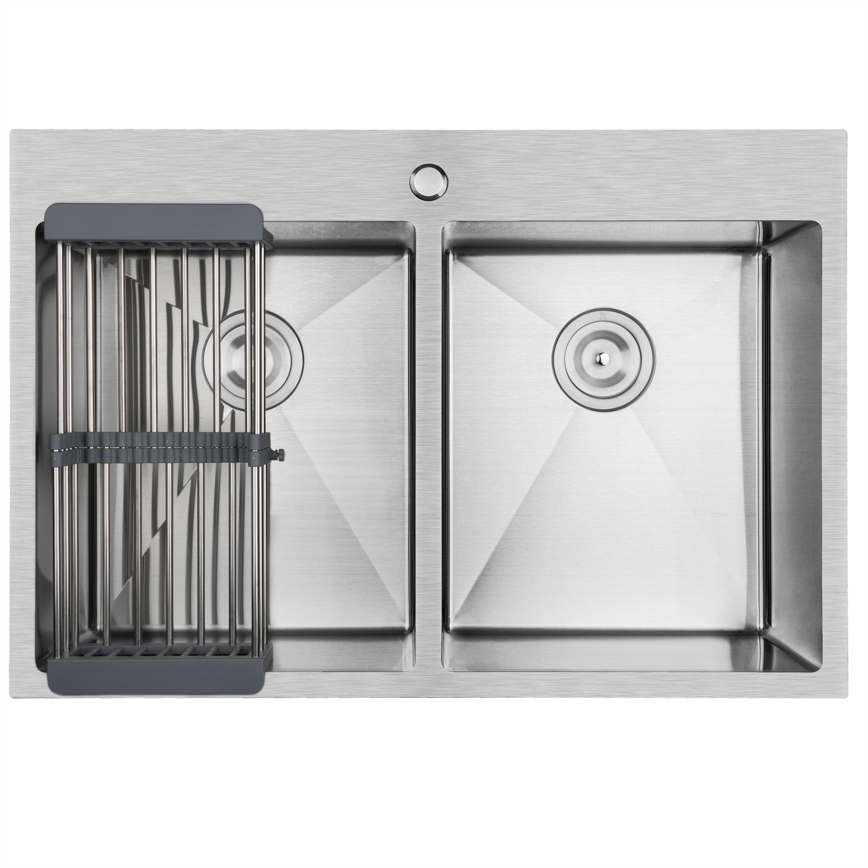 Topmount Stainless Steel Kitchen Sink | AKDY Imports